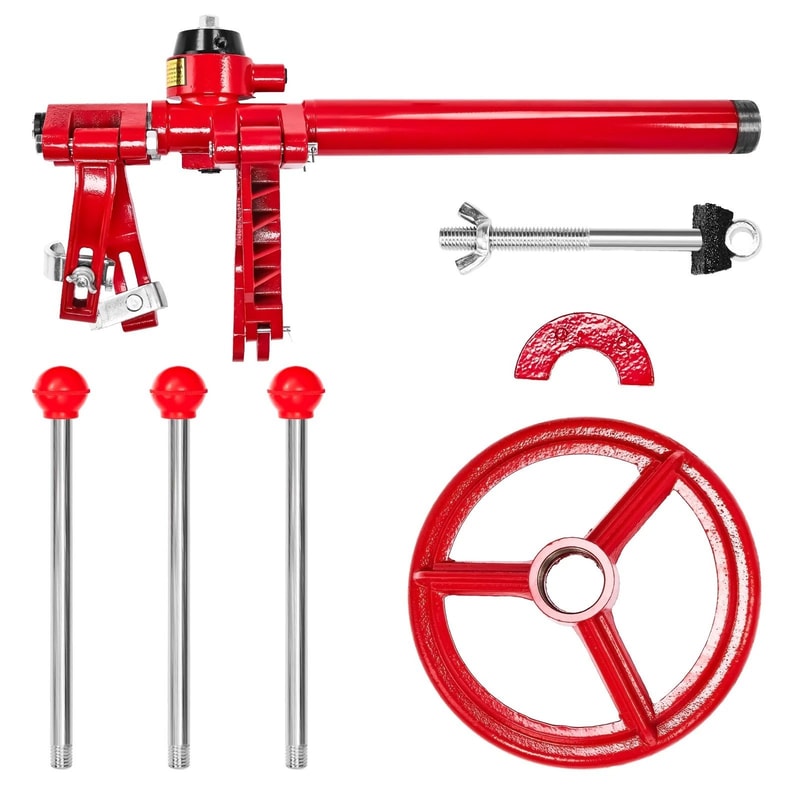 Auto Spring Compressor Hand Operated Strut Removal Tool Vehicle Repair Equipment Red 9