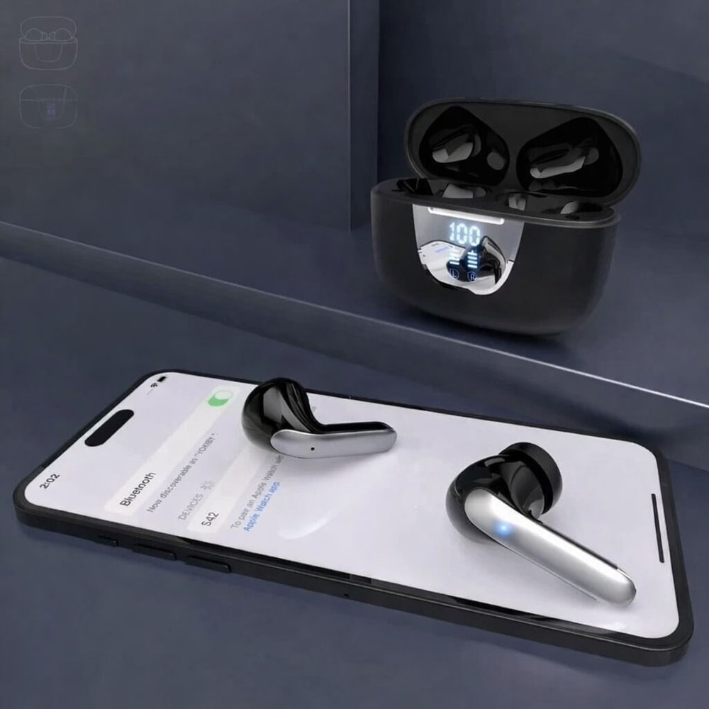 Bluetooth Wireless Earbuds For IPhone And Android With Touch Control 0