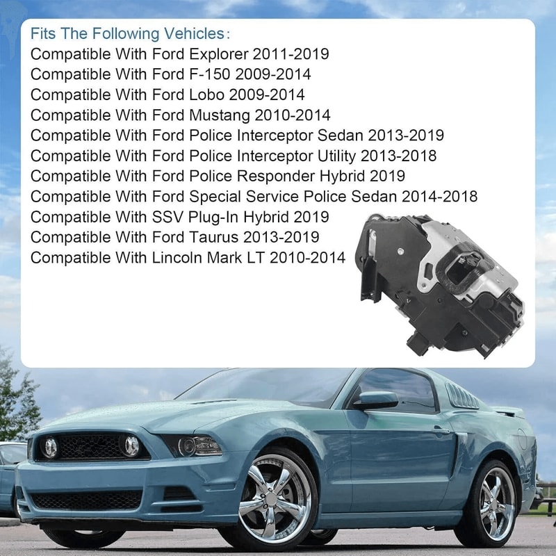 Front Left Driver Side Door Lock Actuator Latch For Ford 4