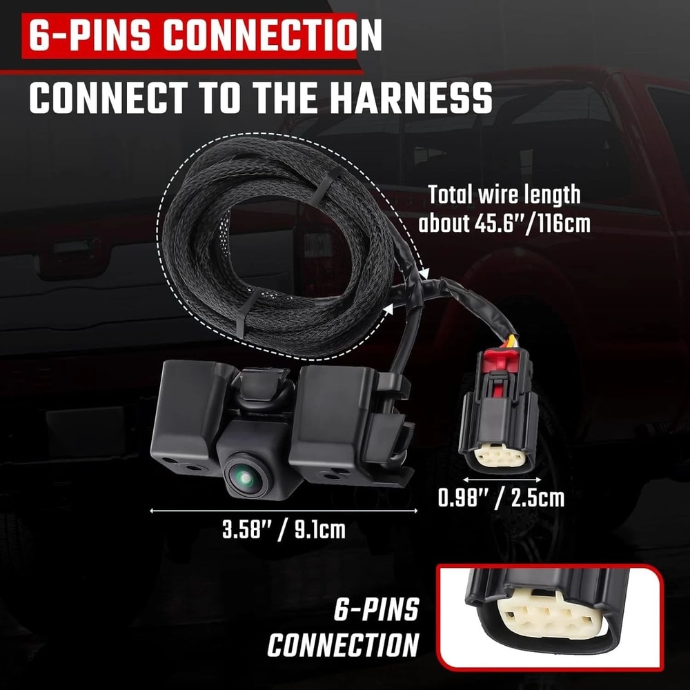 Rear View Parking Camera For Chevy Colorado GMC Canyon 6