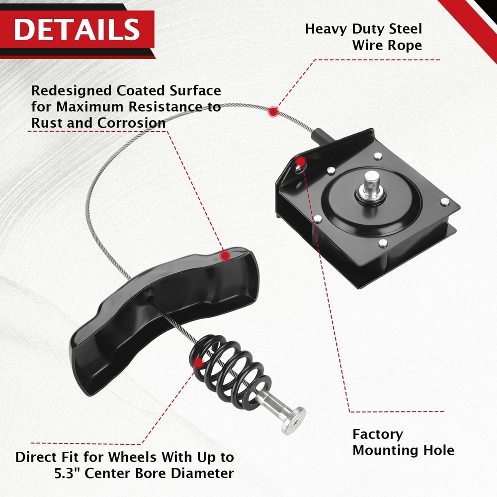 Spare Tire Hoist Replacement For Dodge Ram Spare Tire Winch Carrier 12