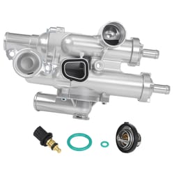 upgraded aluminum thermostat housing assembly for dodge caliber journey compass patriot