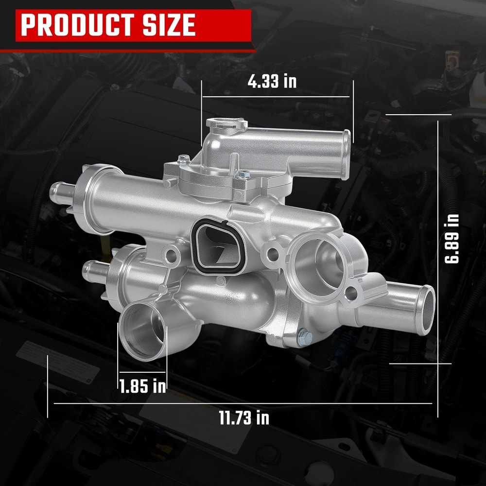 Upgraded Aluminum Thermostat Housing Assembly For Dodge Caliber Journey Compass Patriot 11