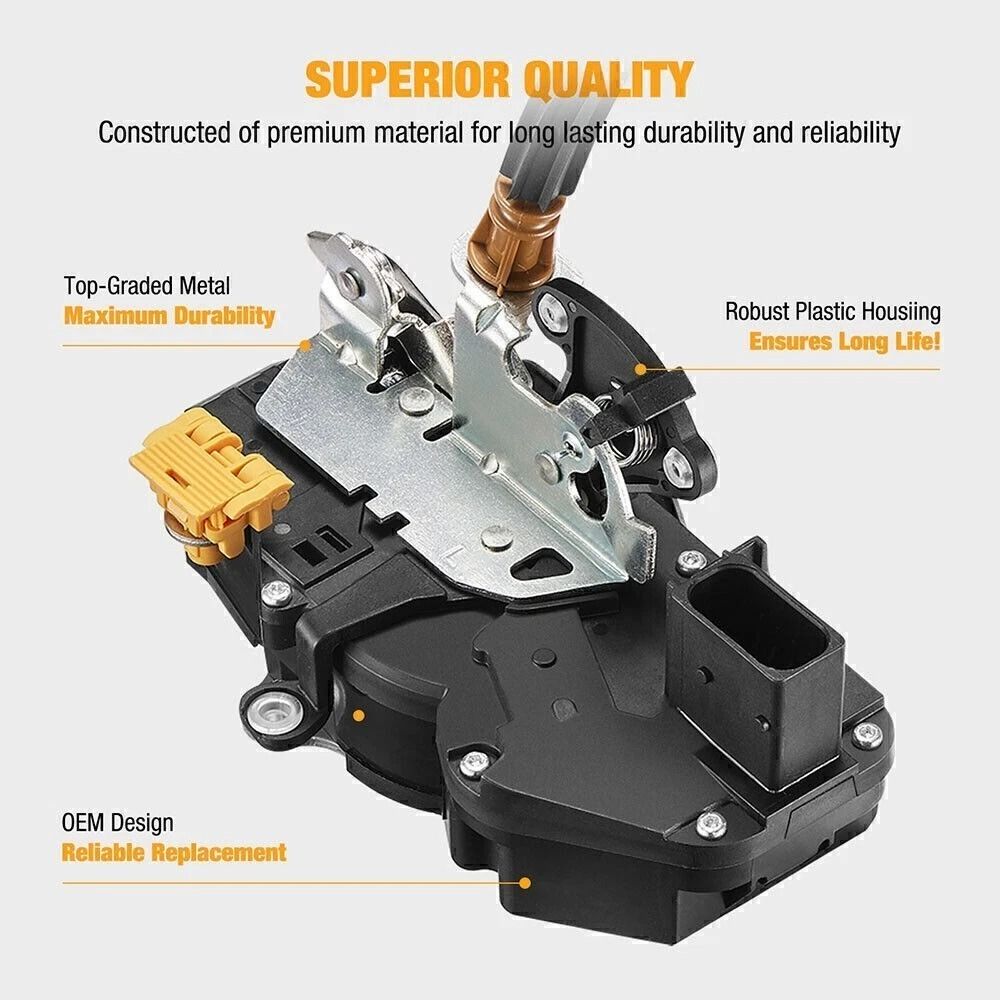 Chevy Silverado GMC Sierra Front Driver Side Door Lock Actuator 6