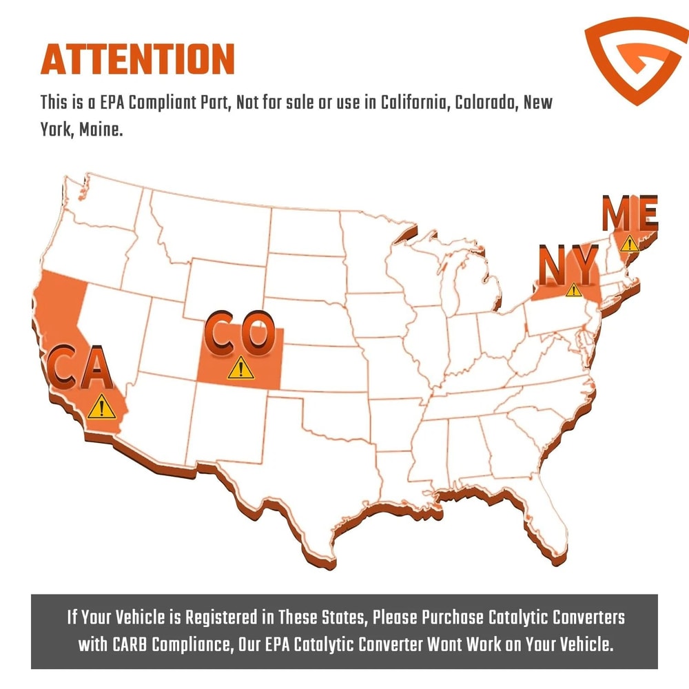 Direct Fit Nissan Altima Catalytic Converter Exhaust Manifold 5