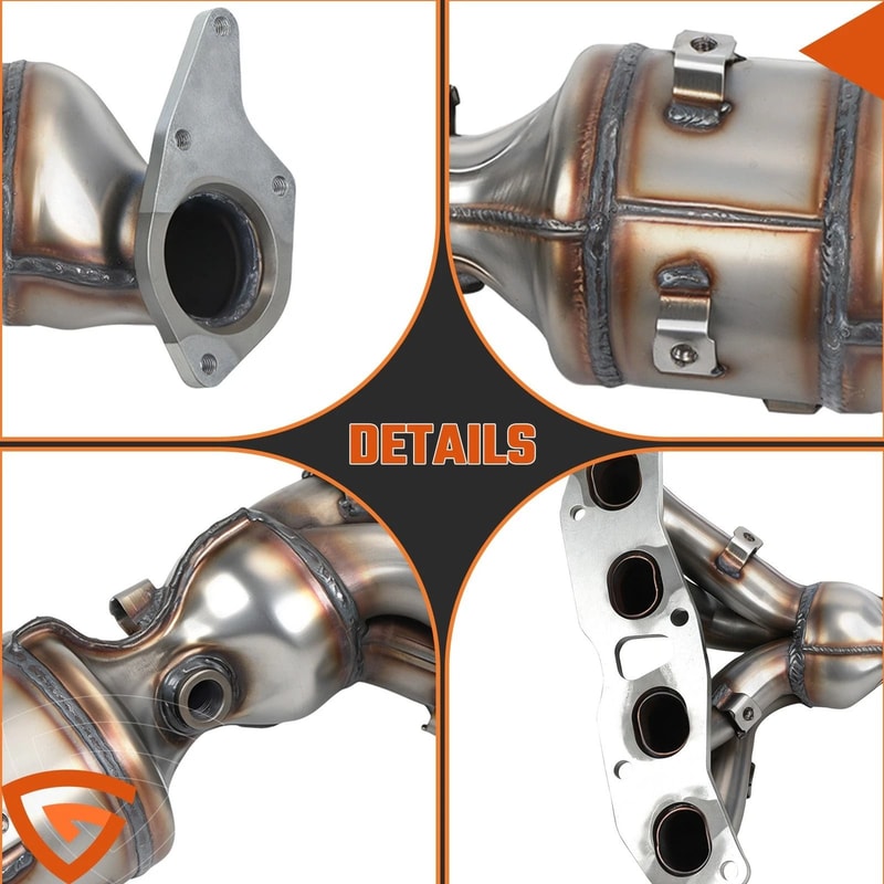 Direct Fit Nissan Altima Catalytic Converter Exhaust Manifold 8