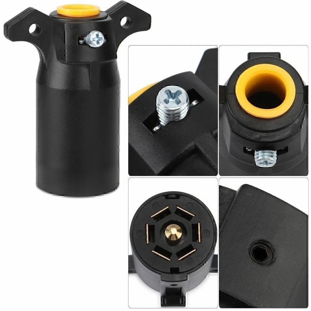 7 Way Trailer Plug 7 Pin RV Blade Trailer Connector Replacement End 6
