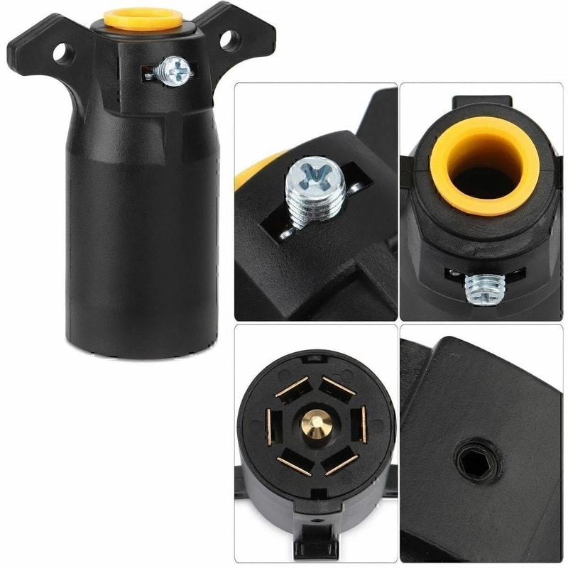 7 Way Trailer Plug 7 Pin RV Blade Trailer Connector Replacement End 6