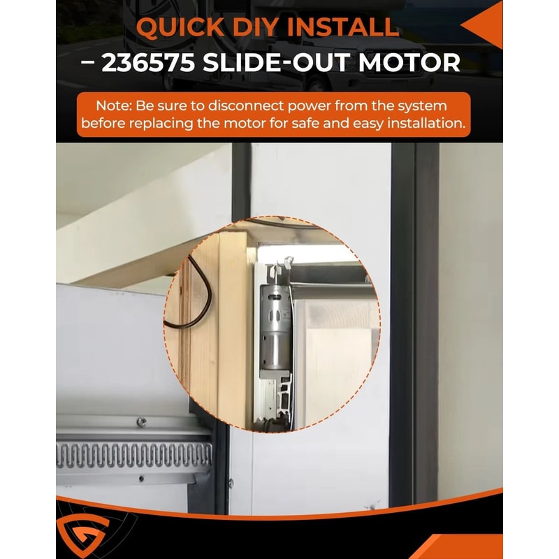 Lippert RV Slide Out Motor Direct Replacement 8