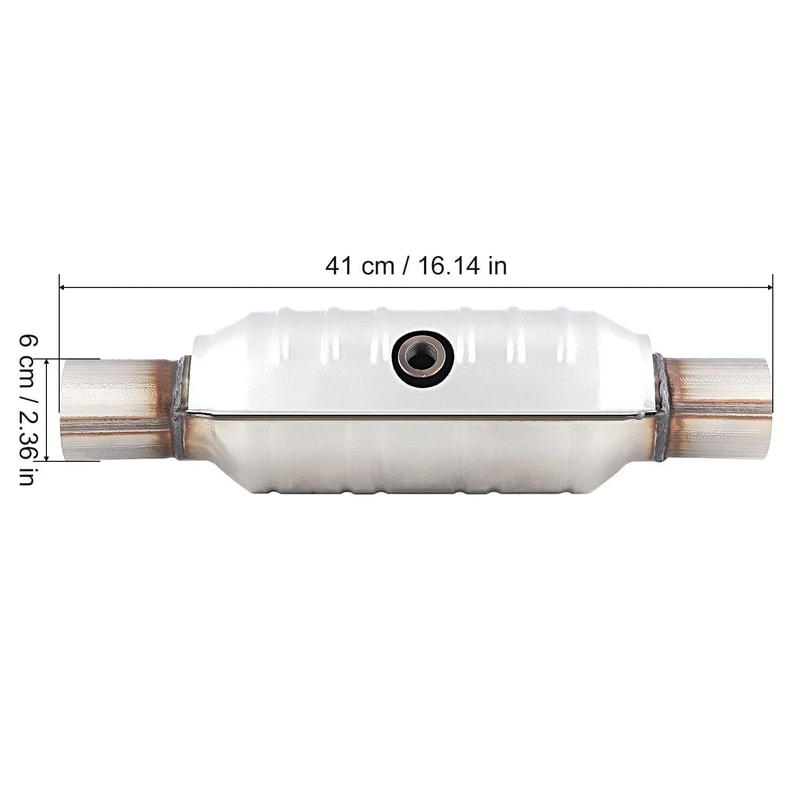 Universal Weld On Three Way Catalytic Converter Stainless Steel 12