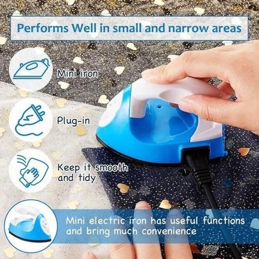 Mini Iron For Crafting Compact Small Travel Heat Press For Sewing Patches And Quilting 3