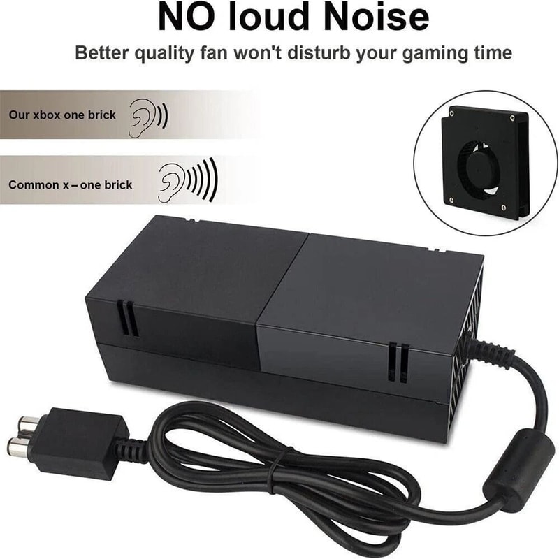Replacement Xbox One Power Supply With Cord AC Adapter For Original Console 1