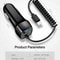 Fast IPhone Car Charger With Lightning Cable Dual Port Adapter 0