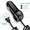 Fast IPhone Car Charger With Lightning Cable Dual Port Adapter 1