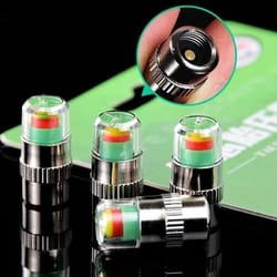 tire pressure monitor valve caps 3 color alert tpms valve caps for safer daily driving