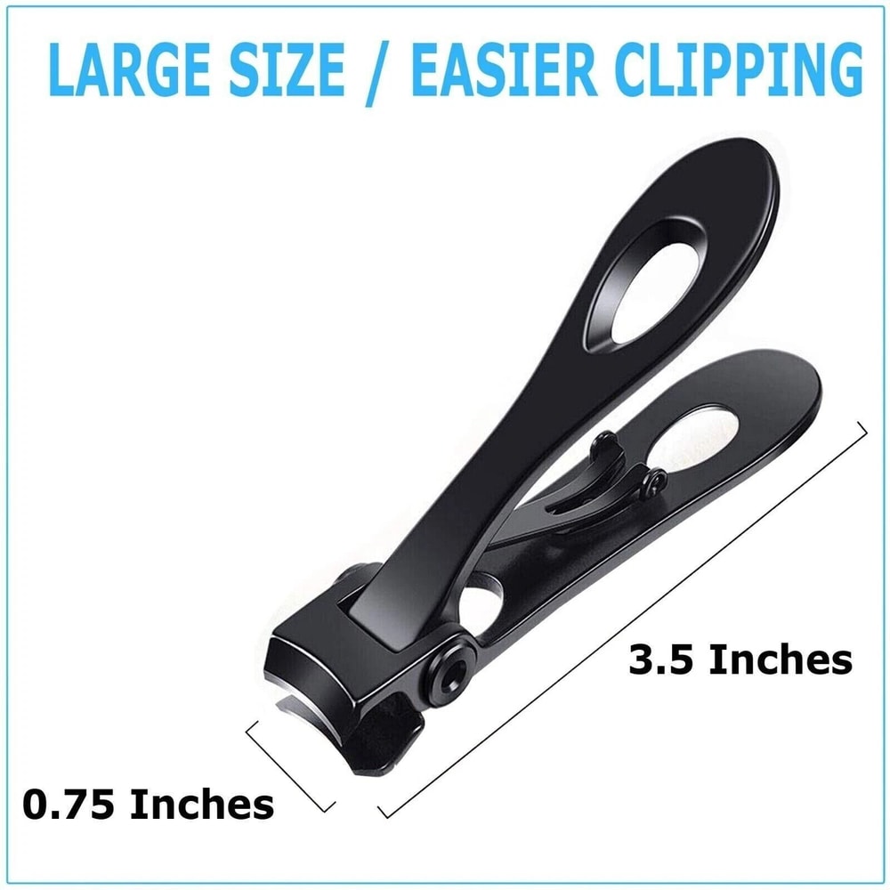 Heavy Duty Thick Toenail Clippers Stainless Steel Wide Jaw Cutter 8