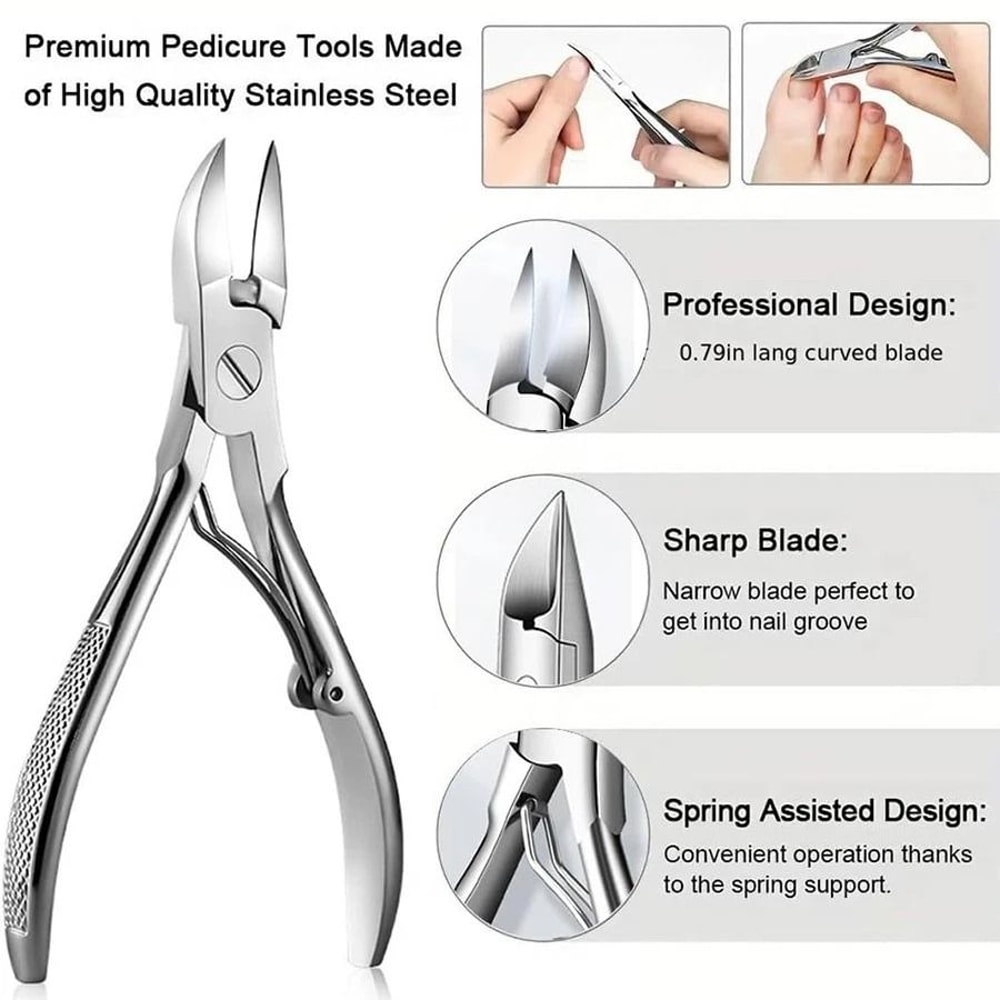 Professional Podiatrist Nail Clippers For Thick And Ingrown Toenails 4