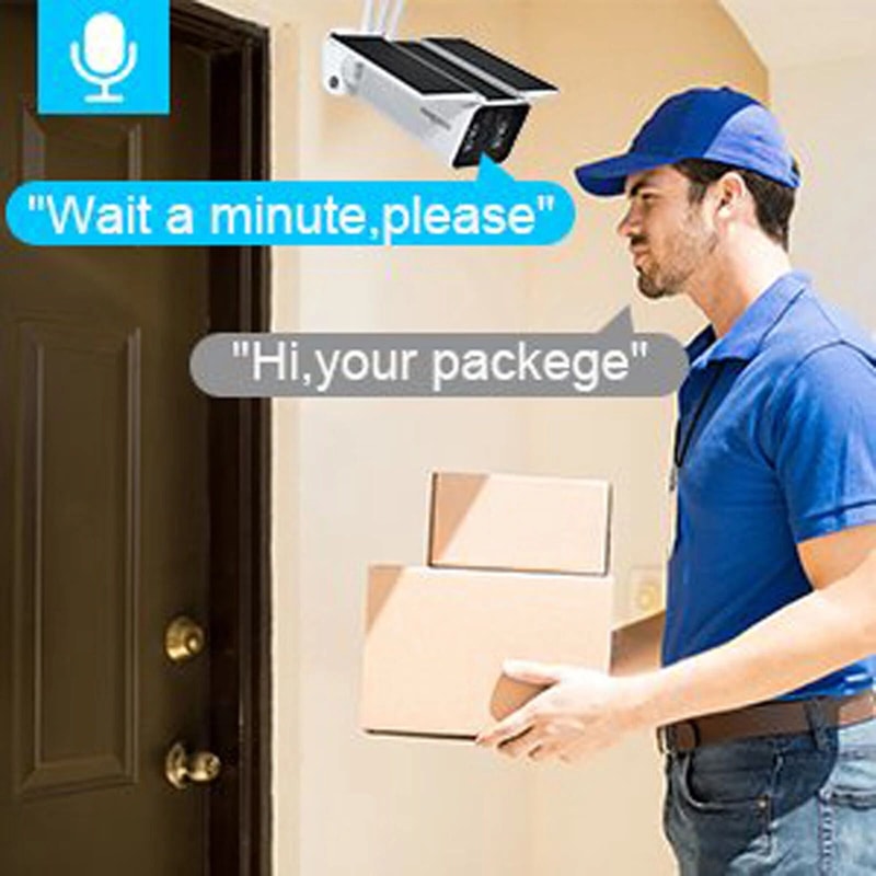 Solar Wireless Outdoor Security Camera WiFi Pan Tilt Night Vision Waterproof 4