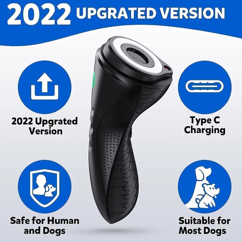 3 Mode Rechargeable Ultrasonic Anti Barking Device For Dogs Indoor Outdoor Bark Control 4