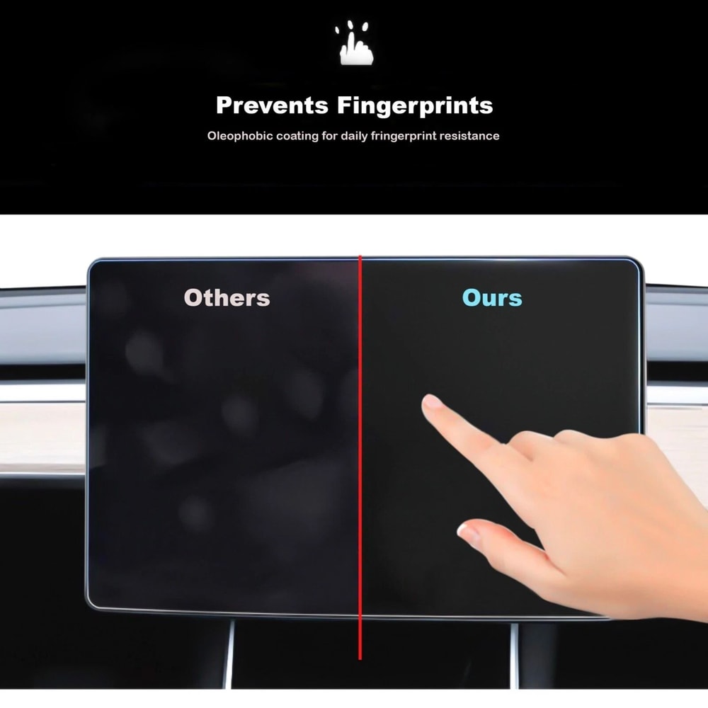 Obaska Tesla Model Screen Protector Tempered Glass For Model Y 5