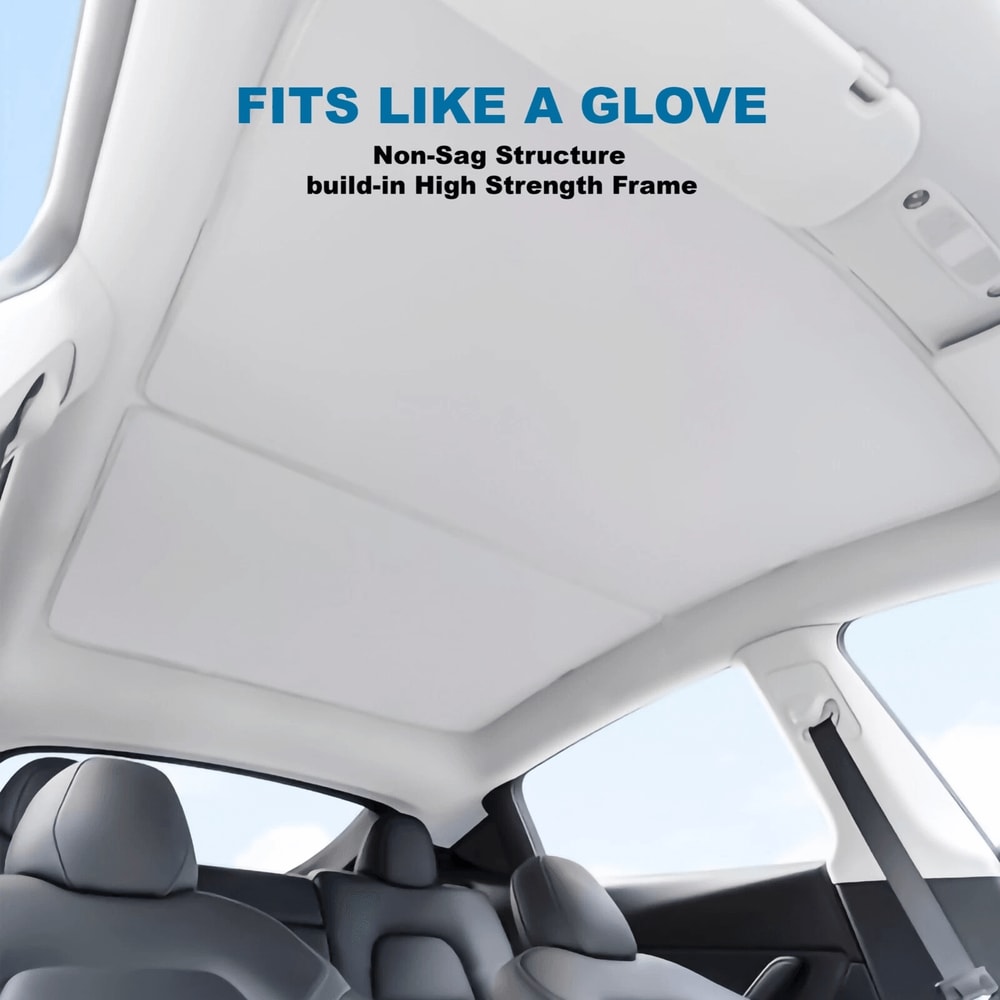 Tesla Model Y Roof Sunshade Premium Glass Roof Sunshade 4