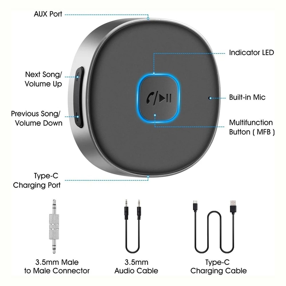 Bluetooth Receiver For Car And Home Stereo 14