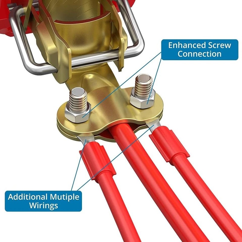 Quick Release Car Battery Terminal Connector Clamp Top Post Cover 7