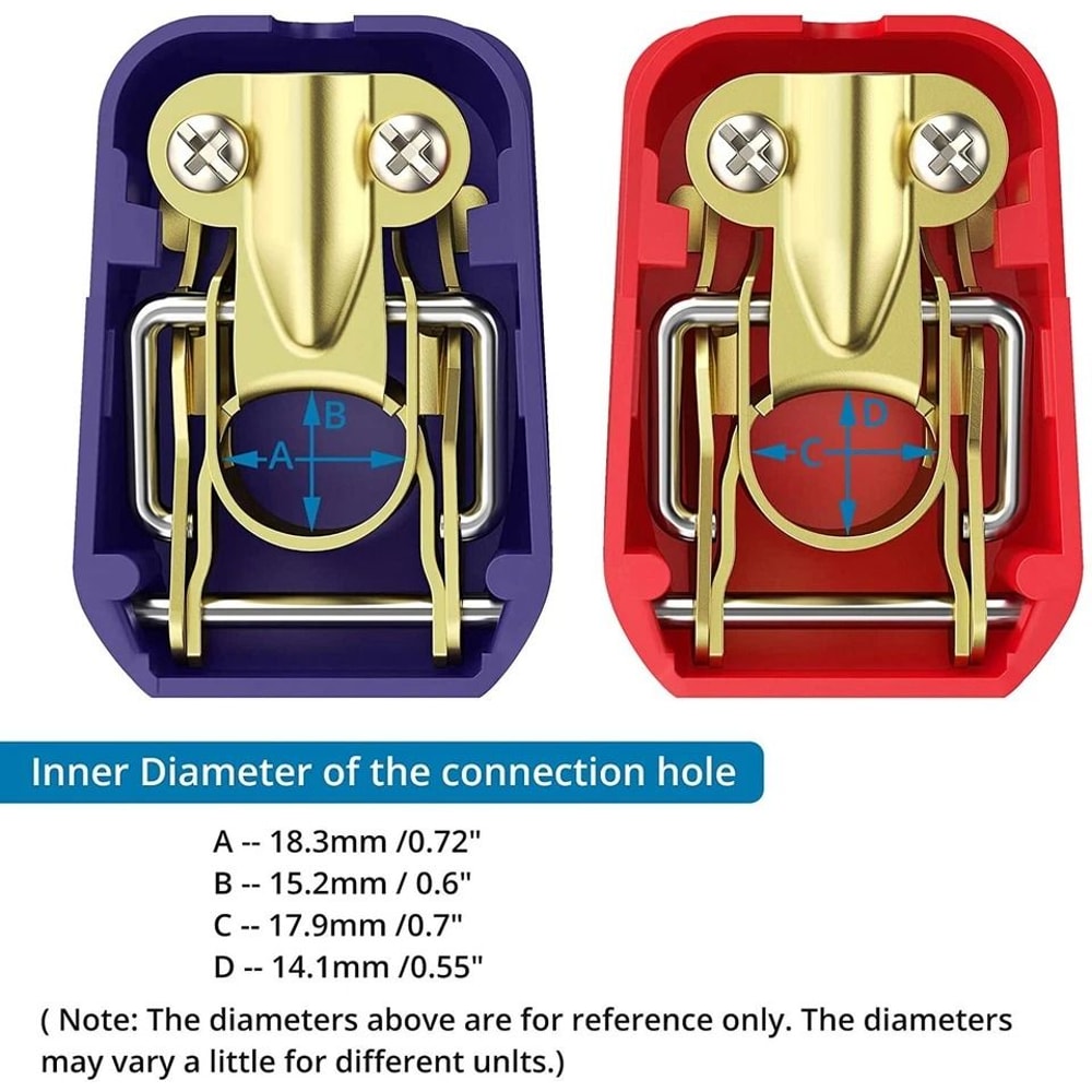 Quick Release Car Battery Terminal Connector Clamp Top Post Cover 8