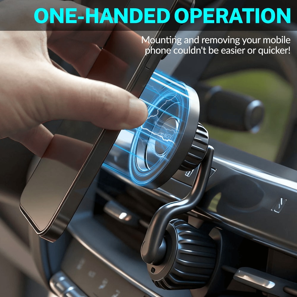 Car Mount For IPhone Strong Magnetic Air Vent And Dashboard Phone Holder 6