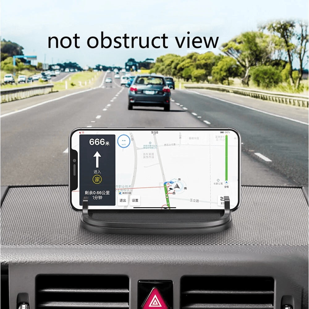 Universal Dashboard Phone Holder Non Slip Sticky Pad Mount For Cars 4
