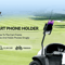 Magnetic Golf Cart Phone Holder For Club Car Yamaha With 360 Rotating Clamp Mount 6