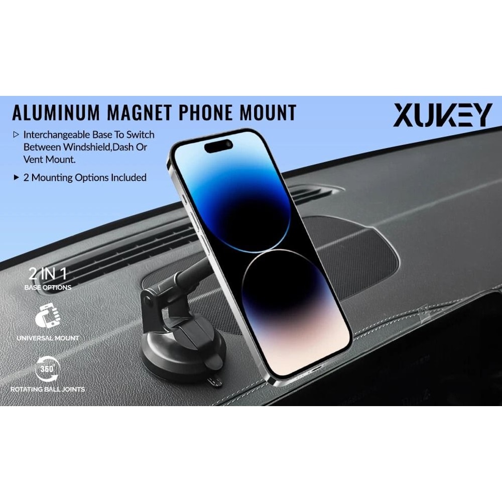 Magnetic Car Phone Holder Stand For Dashboard Vent Universal Mount For GPS Smartphones Devices 5