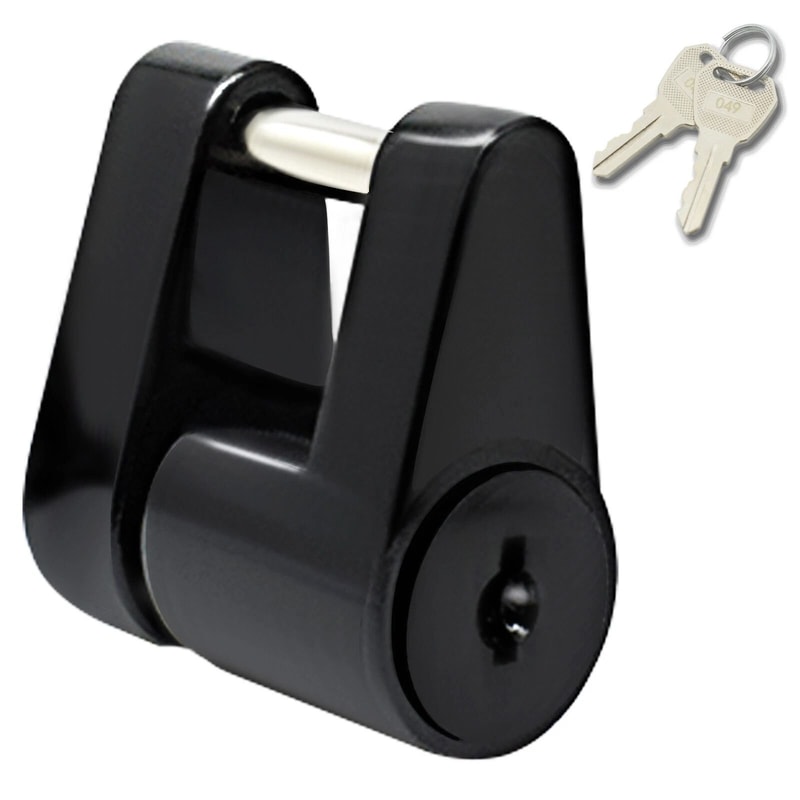 Heavy Duty Trailer Hitch Lock And Coupler Lock With Tow Ball Pin Anti Theft Security For RV Camper 2