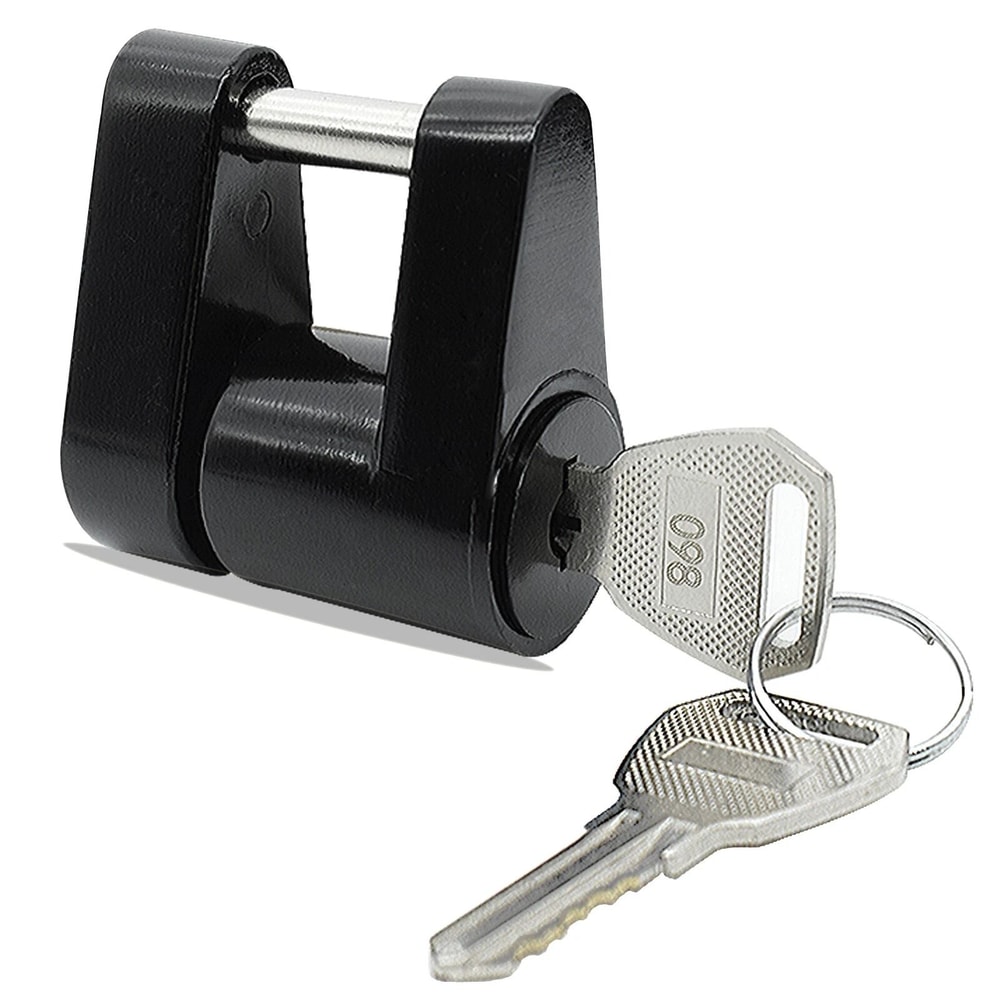 Heavy Duty Trailer Hitch Lock And Coupler Lock With Tow Ball Pin Anti Theft Security For RV Camper 4