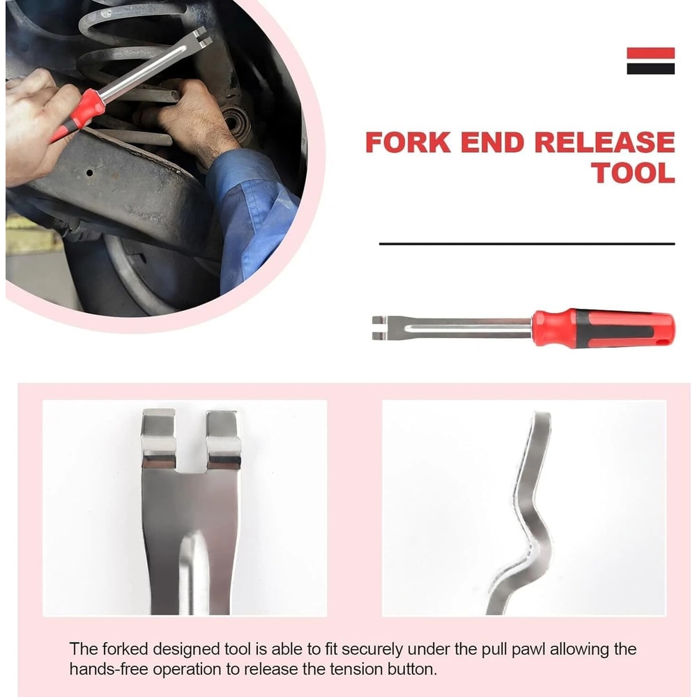 Automatic Slack Adjuster Release Hand Tool Set Ratchet Wrench Brake Adjustment Kit For Trucks 3