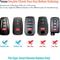 4 Button Smart Key Fob Cover For Toyota Camry Corolla RAV4 Durable Car Key Protection 6