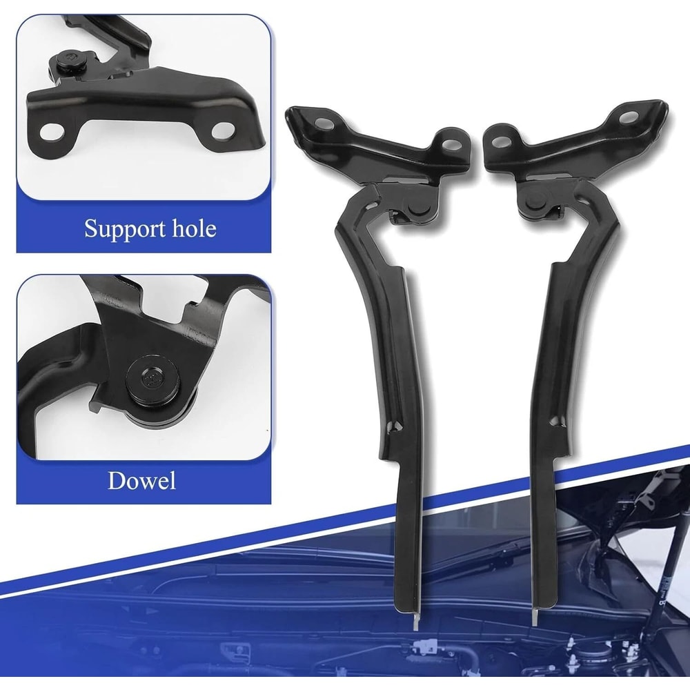 Set Of Hood Hinges Left Right For Honda Civic OEM Quality Replacement Parts 1