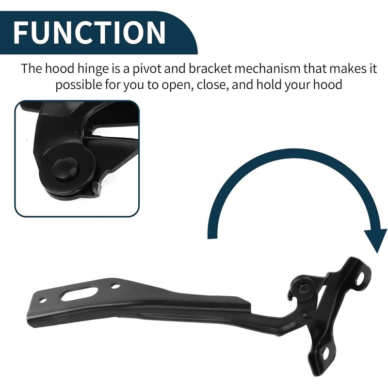 Set Of Hood Hinges Left Right For Honda Civic OEM Quality Replacement Parts 4