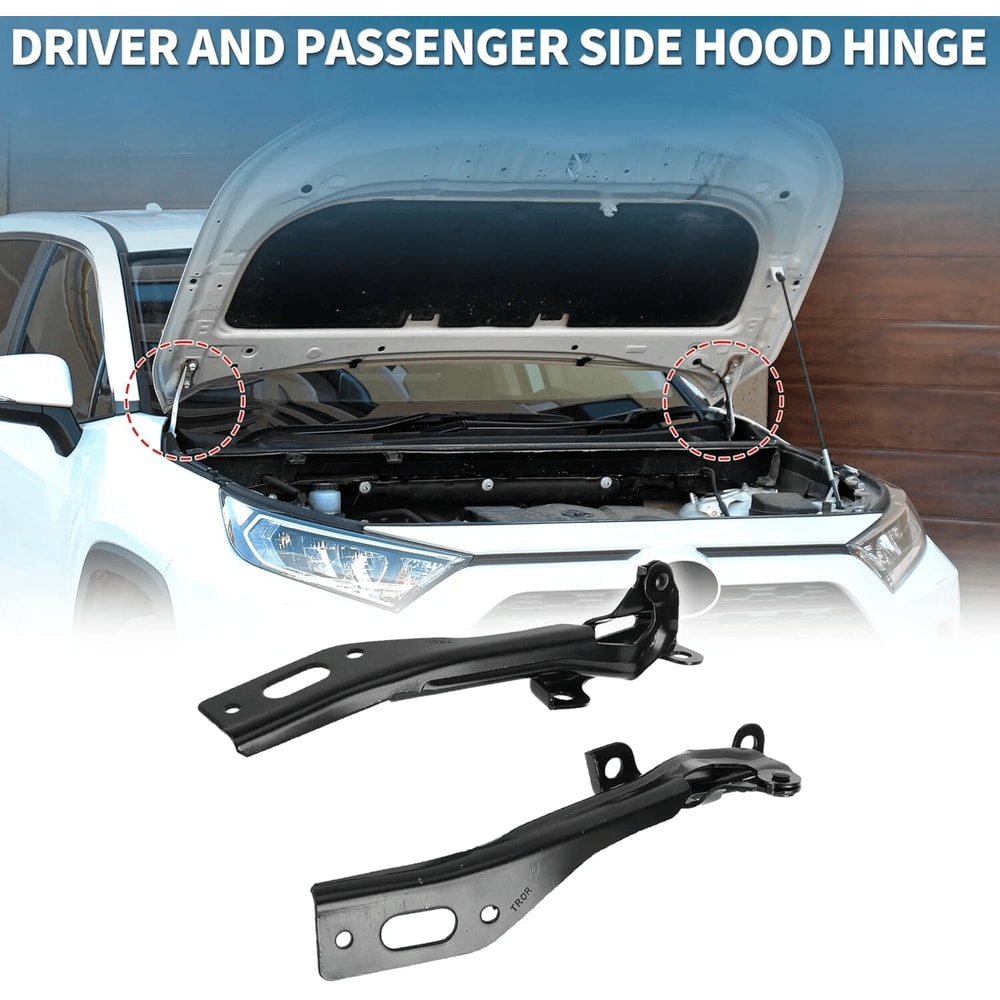 Set Of Hood Hinges Left Right For Honda Civic OEM Quality Replacement Parts 7