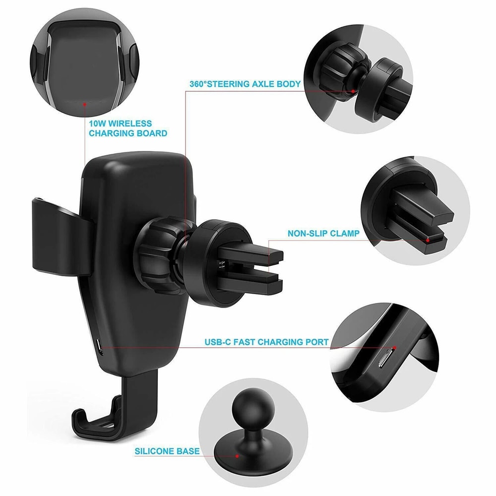 Universal Car Phone Mount For Dashboard Windshield Adjustable Mobile GPS Holder 6