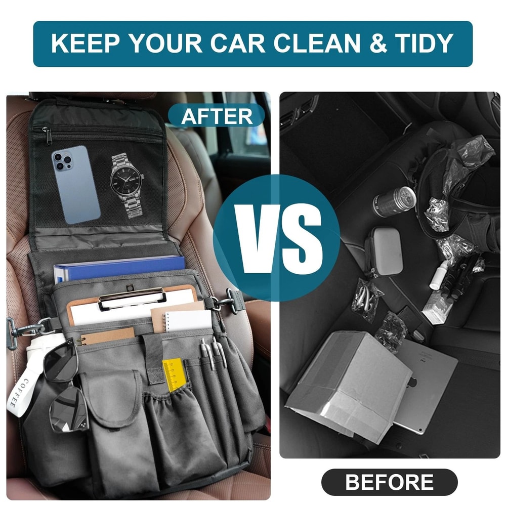 Car Seat Organizer Tactical Backpack For Police Duty Patrol Travel Gear 4