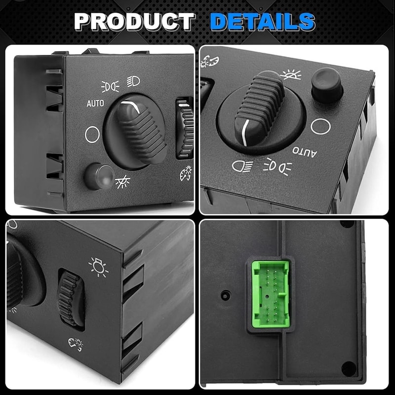 Headlight Dimmer Switch For Chevy Silverado GMC Sierra Yukon Fog Light Control 3