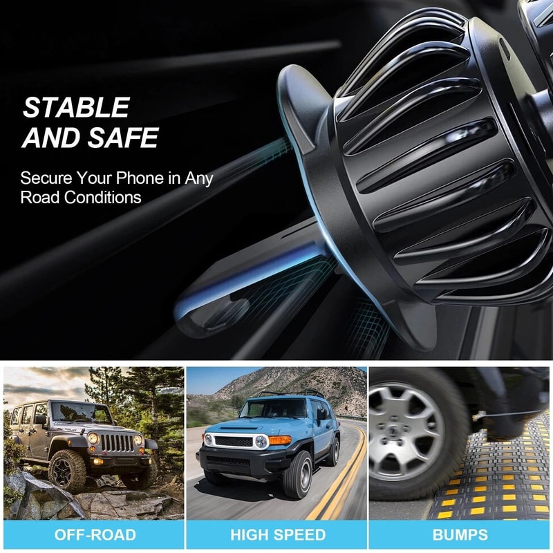 Magnetic Air Vent Car Phone Holder 360 Rotation Universal Mount 1