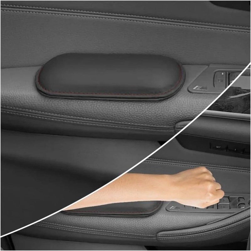 Car Center Console Arm Rest Elbow Leg Knee Pad Car Door Armrest Cushion 8