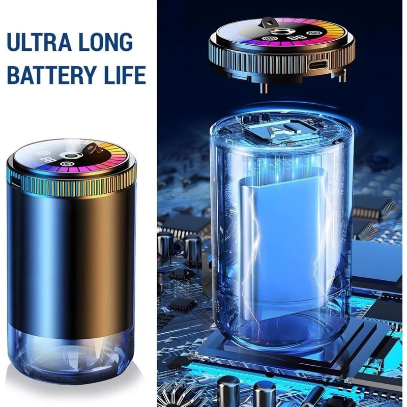 Smart Car Air Freshener Diffuser With Starry Sky Projection And Adjustable Scent 5