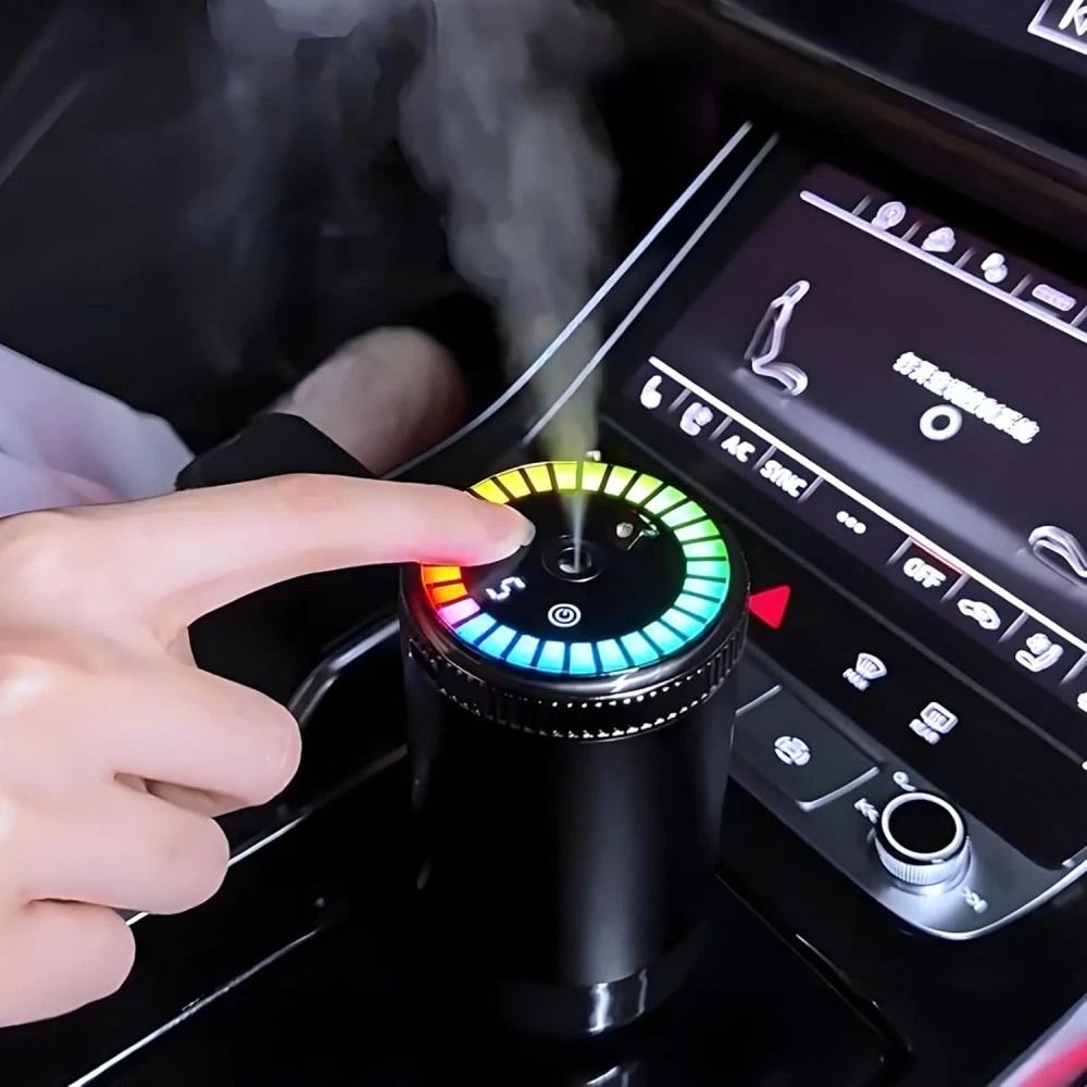 Smart Car Air Freshener Diffuser With Starry Sky Projection And Adjustable Scent 7