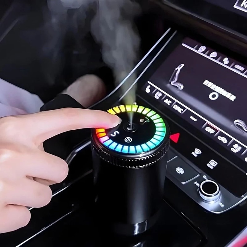 Smart Car Air Freshener Diffuser With Starry Sky Projection And Adjustable Scent 7