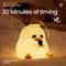 Duck Night Light For Kids 3 Level Dimmable Touch Lamp With Timer 8