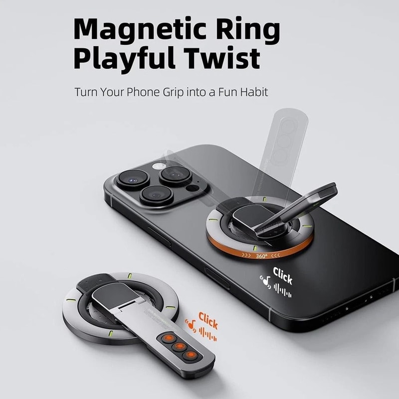 Magnetic Ring Grip Stand For IPhone 1