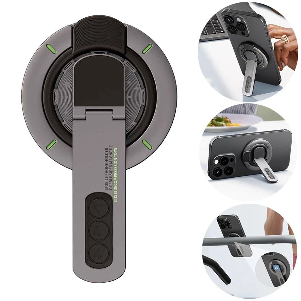 Magnetic Ring Grip Stand For IPhone 15